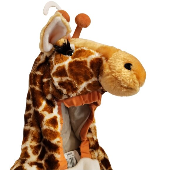 Giraffe Toddler Costume 24mos Halloween Plushy Animal Costume Warm Cuddly - Picture 2 of 9
